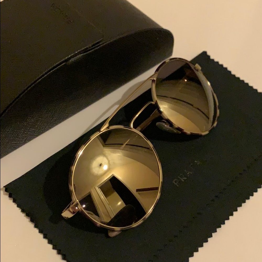 Prada Catwalk metal sunglasses
